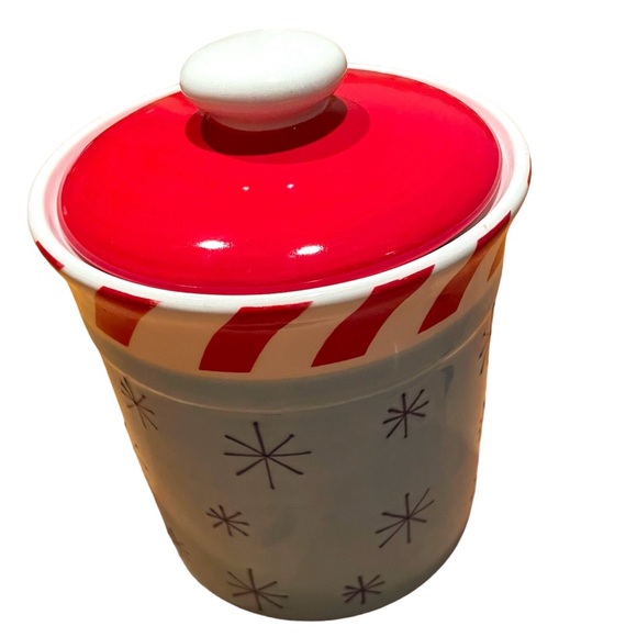 💠 Holiday Home Ceramic Cookie jar/ Canister - Picture 2 of 9